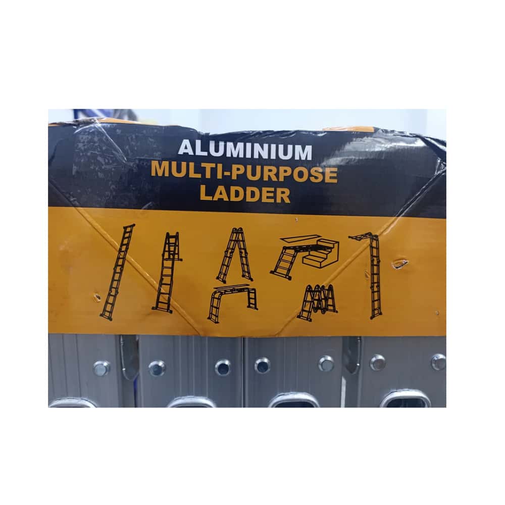 Escalera multifuncional de aluminio reforzado de 4 secciones - Miniatura 3