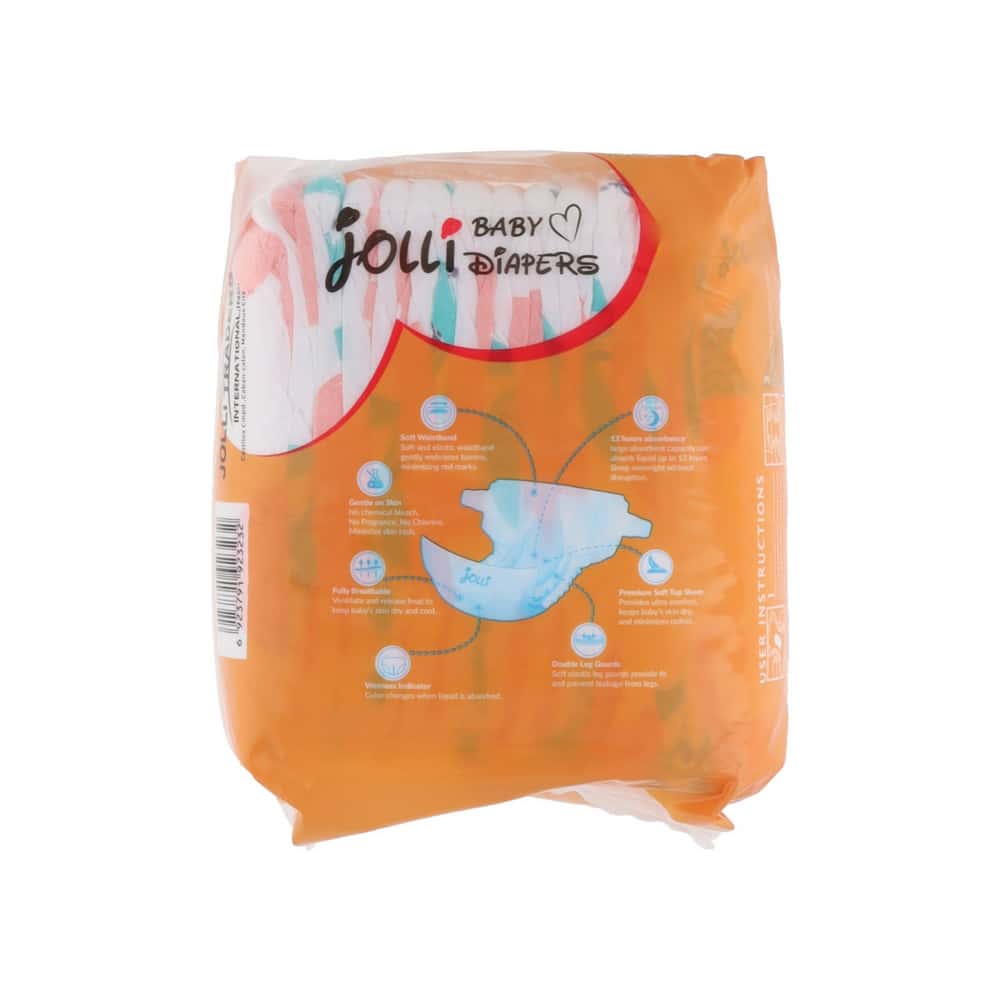 Pañales desechables para bebé talla XL Jolli (14 U) - Miniatura 2