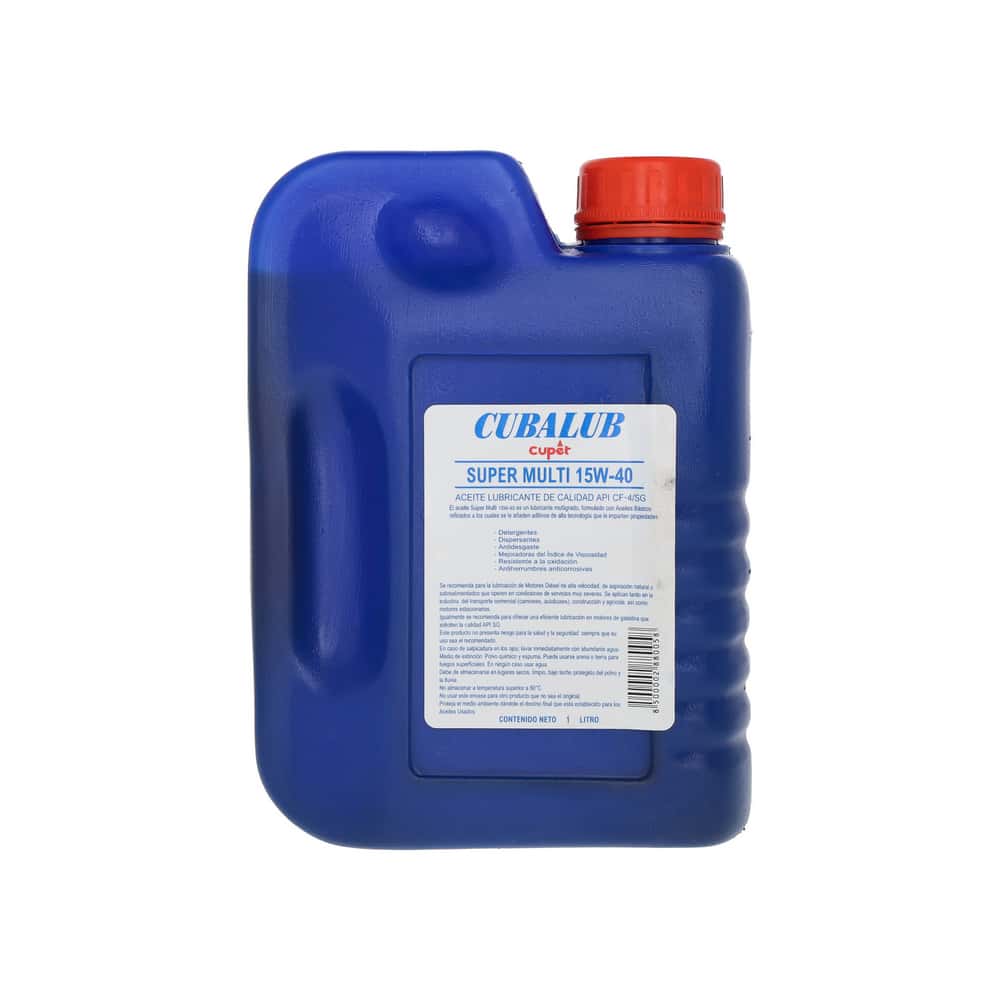 Aceite de motor Super Multi 15W-40 Cubalub (1 L) - Miniatura 3