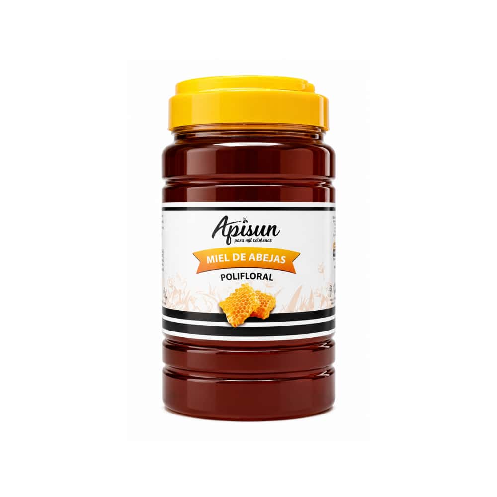 Miel de abejas polifloral Apisun (2 kg / 4.41 lb) - Miniatura 1