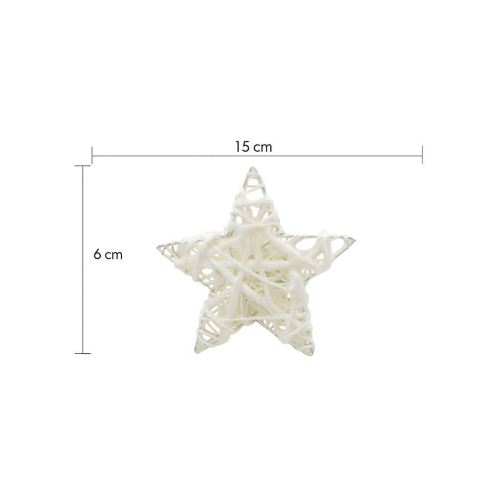 Portavela brillante estrella con vela Casa y Menaje - Miniatura 5