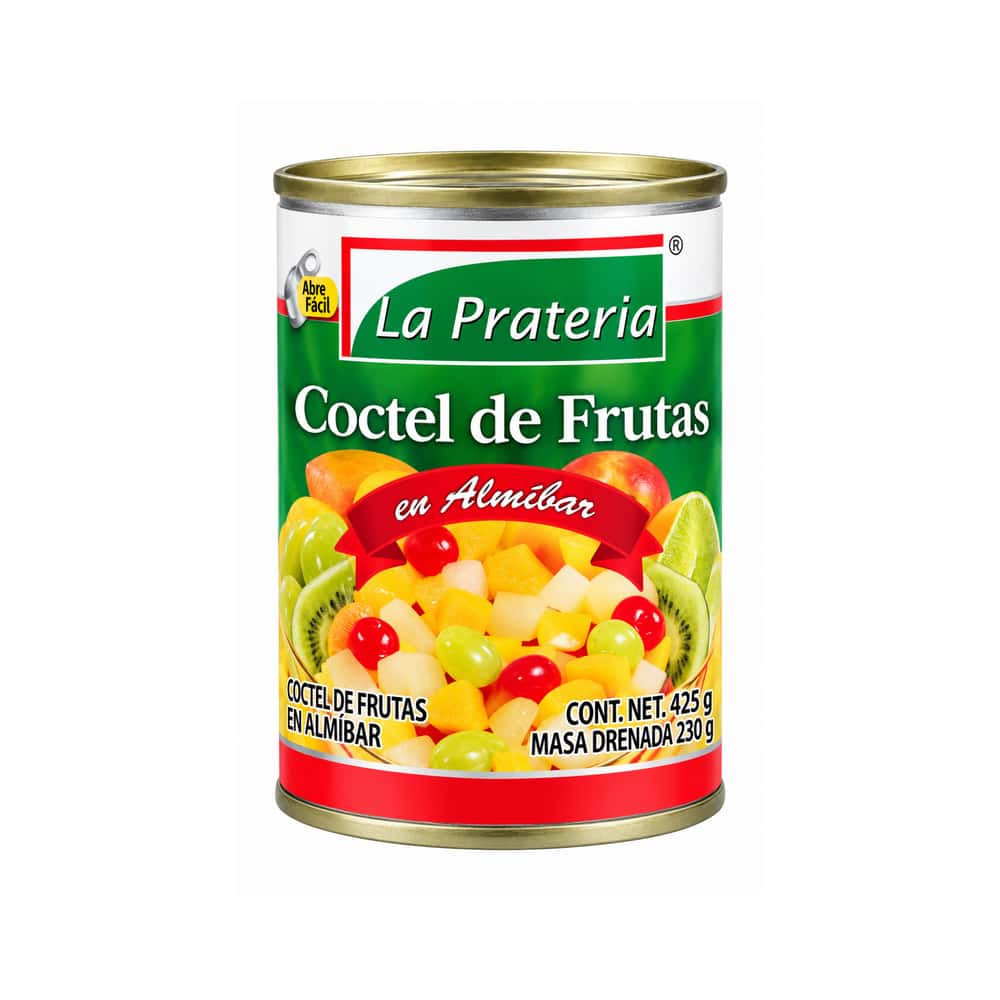 Cóctel de frutas en almíbar La Prateria (425 g / 15 oz) - Miniatura 1