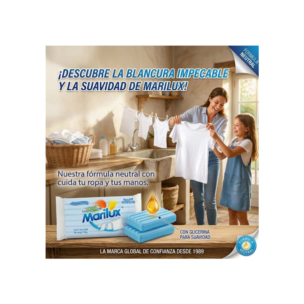 Jabón de lavar Marilux (180 g / 6.3 oz) - Miniatura 4