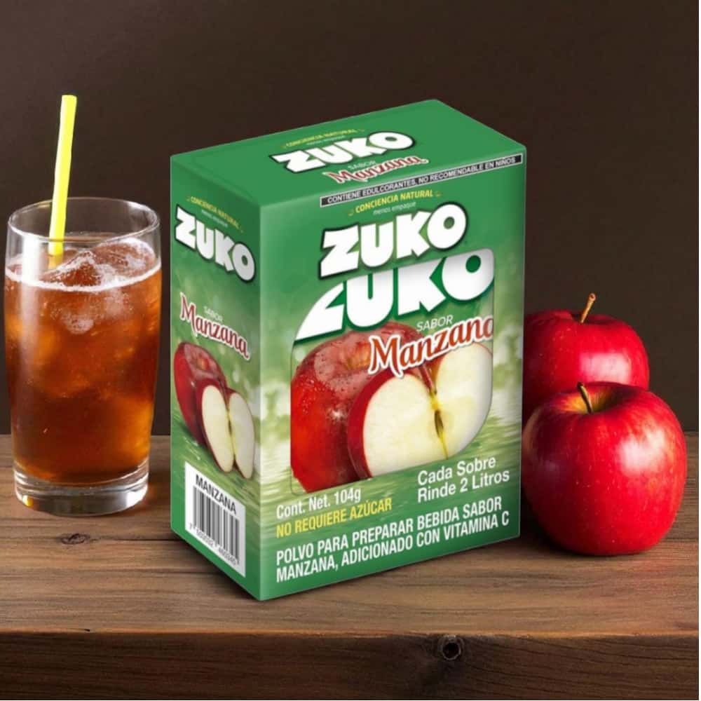Refresco instantáneo sabor manzana Zuko (104 g / 3.67 oz) - Miniatura 6