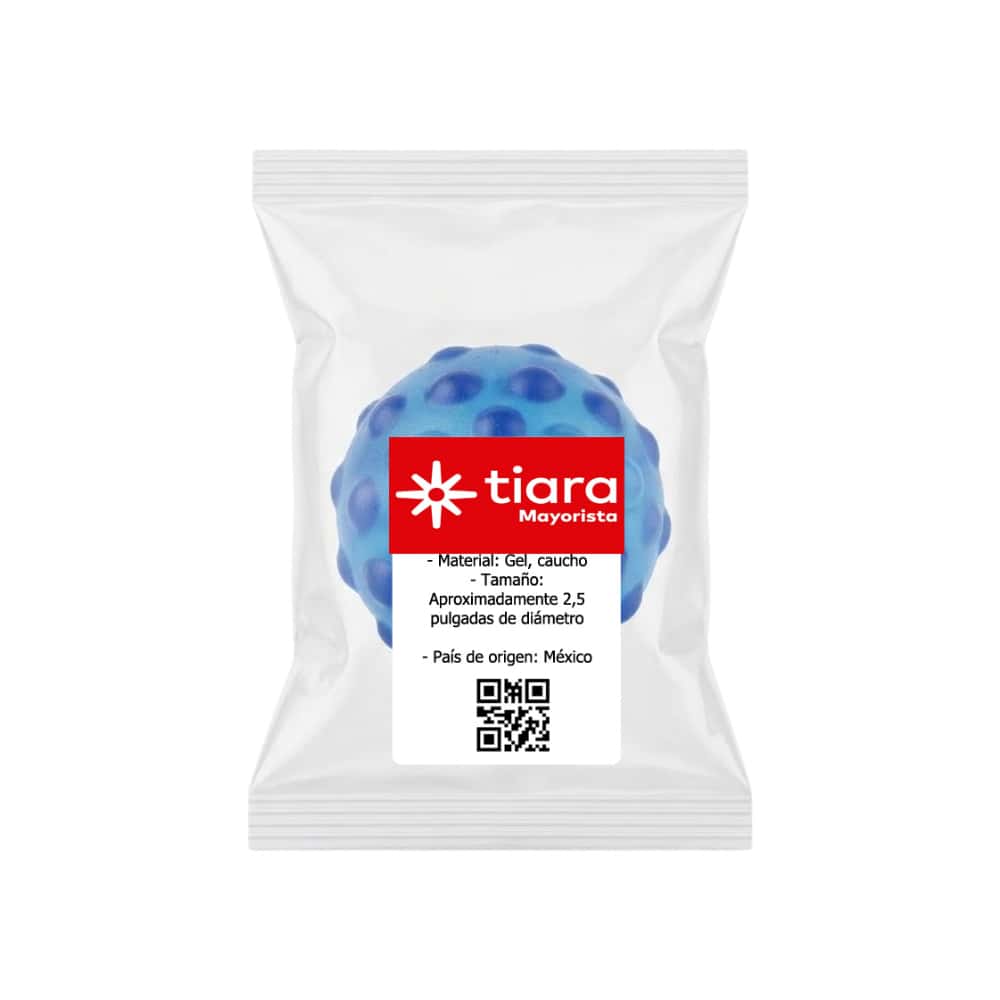 Pelota antiestrés de gel con perlas Tiara - Miniatura 2