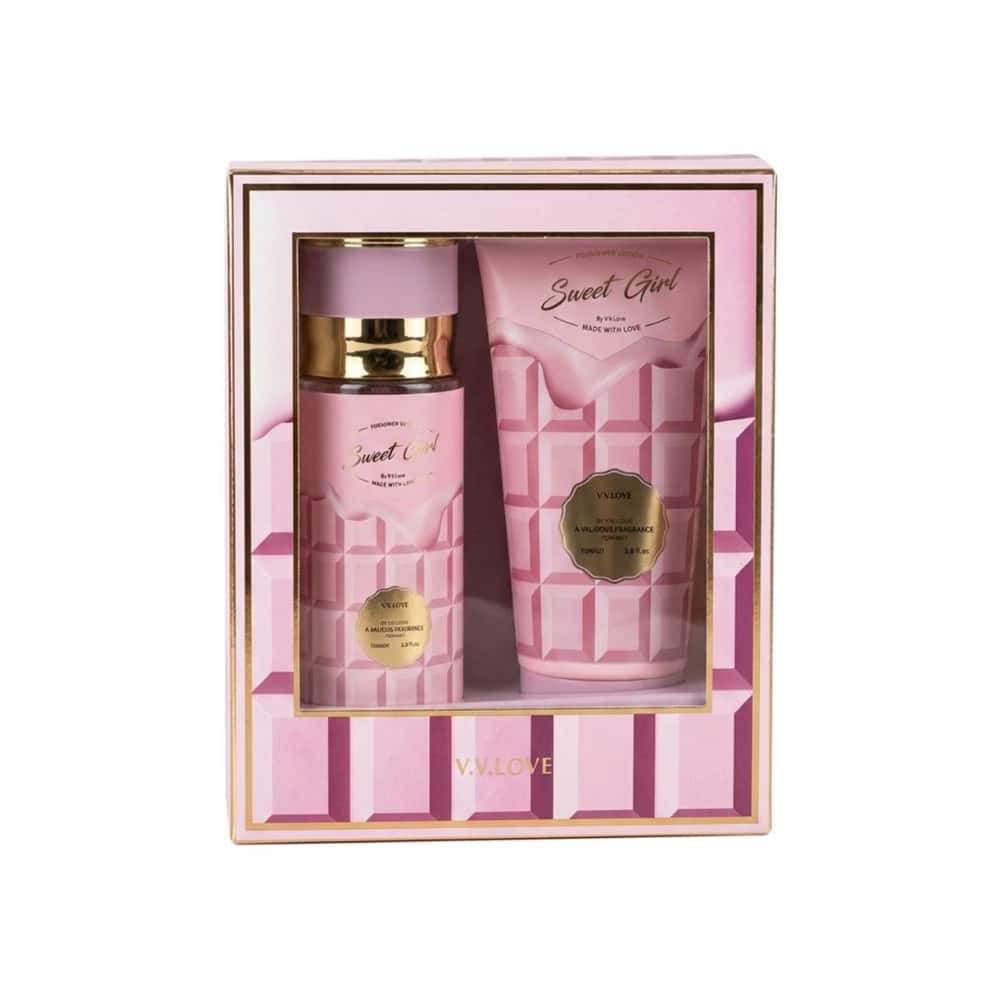 Kit de colonia y crema VVLove Sweet Girl (100 ml / 3.4 oz) - Miniatura 1