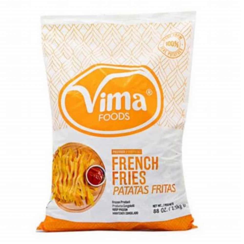 Patatas -papas- prefritas congeladas Vima Foods (1 kg / 2.2 lb) - Miniatura 5