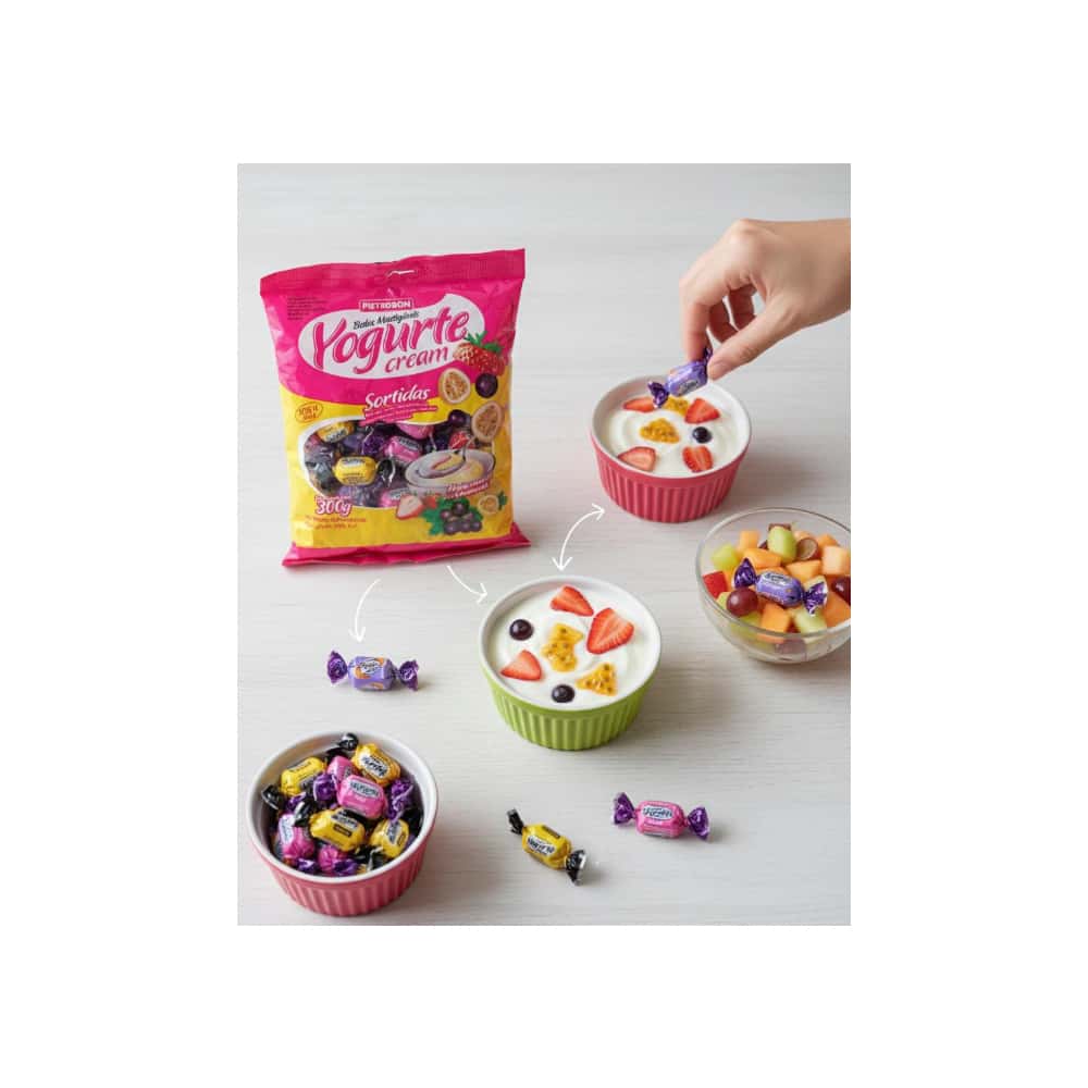 Caramelos masticables de yogurt crema surtidos (300 g / 10.6 oz) - Miniatura 4