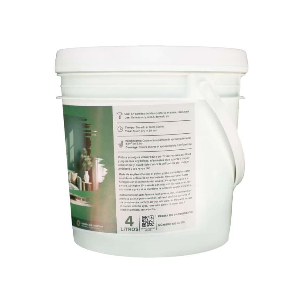 Pintura Acrílica Verde Enigma Real (4 L) - Miniatura 2