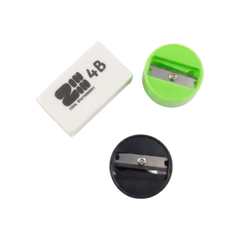 Estuche de sacapuntas con goma de borrar Torbex - Miniatura 1