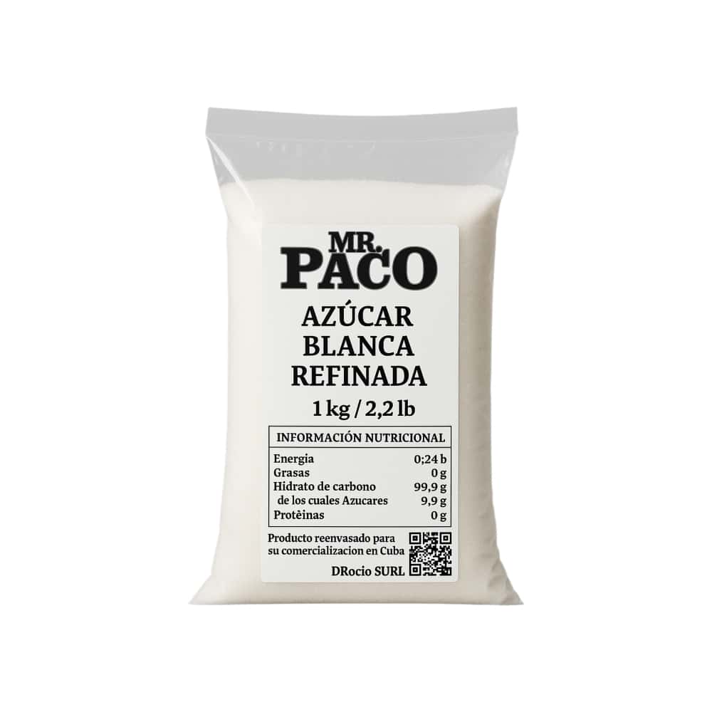 Azúcar blanca refinada Mr. Paco (1 kg / 2.2 lb) - Miniatura 1