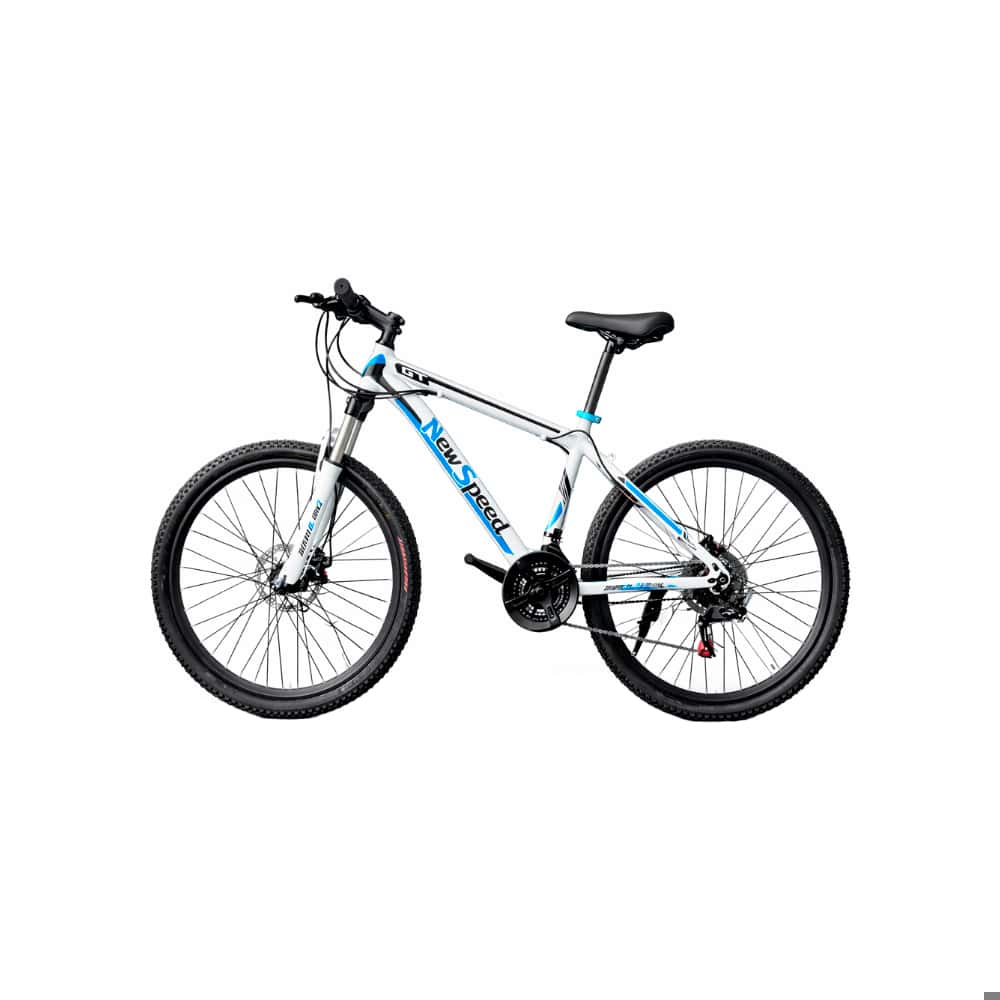 Bicicleta deportiva color azul y blanco New Speed MTB-03 - Miniatura 2