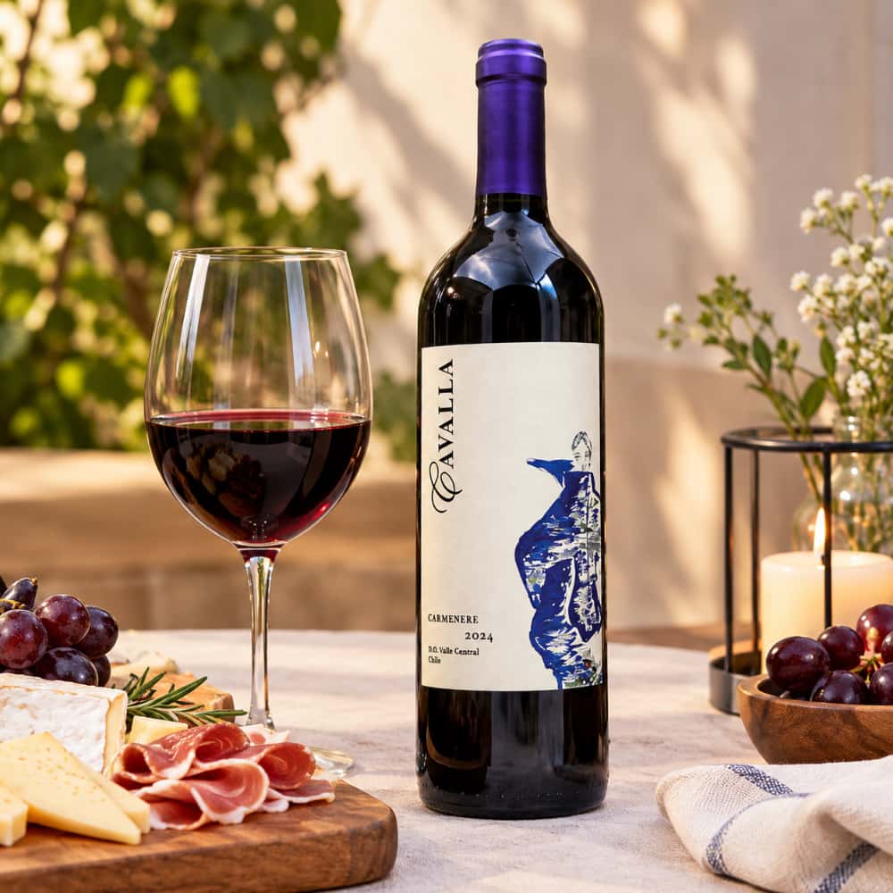 Vino tinto Carmenere Cavalla (750 ml) - Miniatura 4