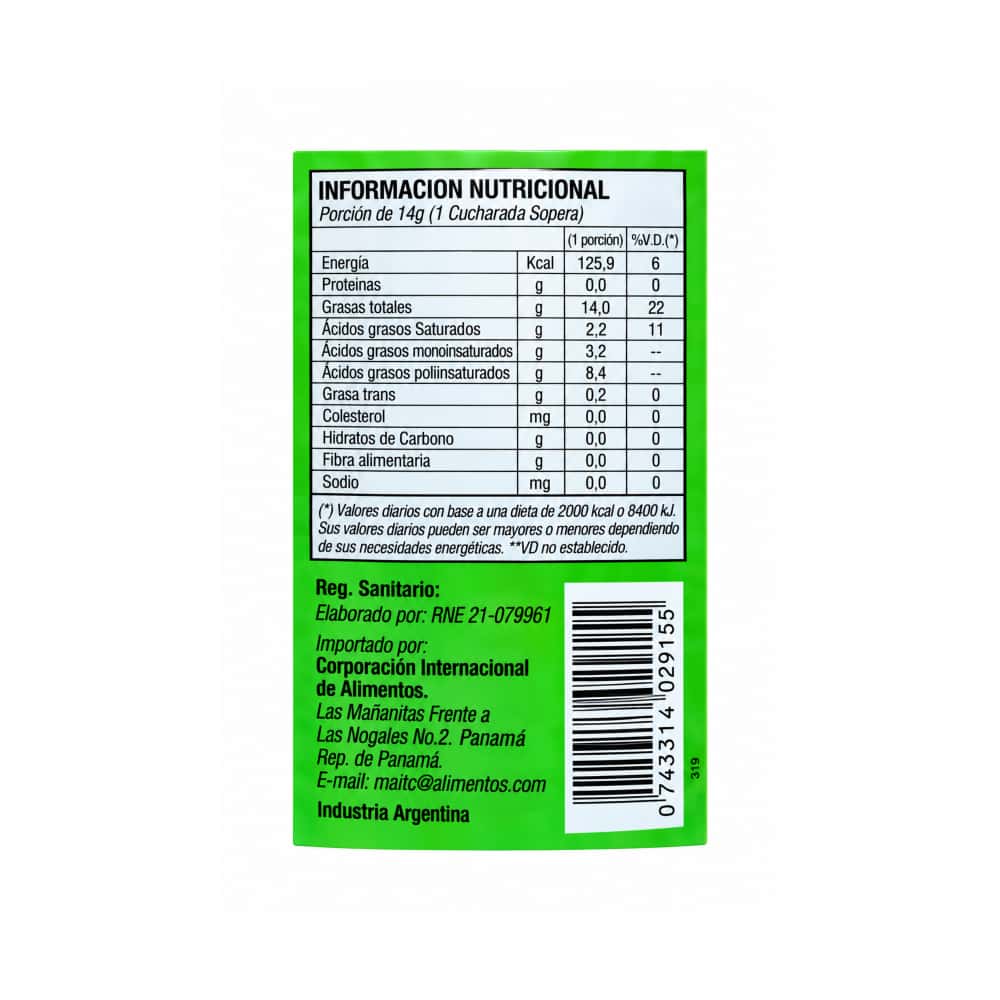 Aceite de soya refinado Rubi (900 ml) - Miniatura 4