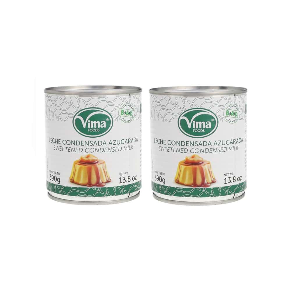 Leche condensada azucarada Vima Foods (2 x 390 g / 13.8 oz) - Miniatura 1