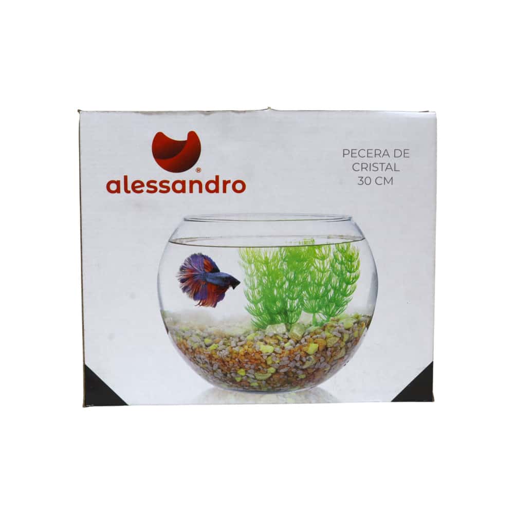 Pecera de cristal 30 cm Alessandro - Miniatura 3