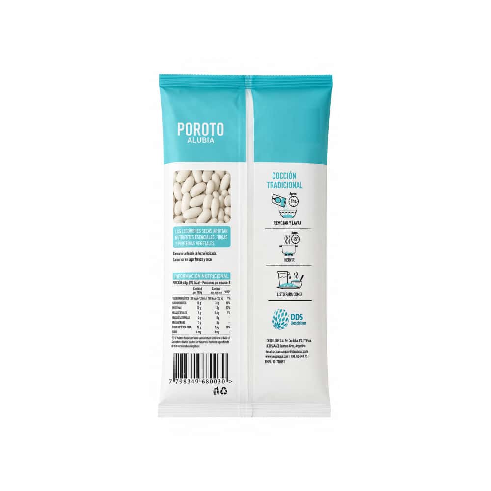 Alubia blanca DDS Desdelsur (500 g / 1.10 lb) - Miniatura 4
