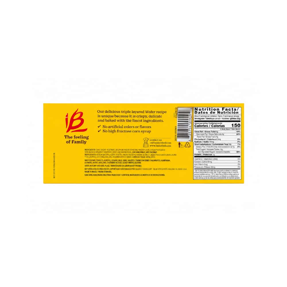 Sorbetos rellenos con crema sabor a coco Bauducco (142 g / 5 oz) - Miniatura 2