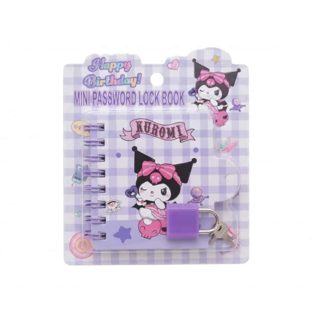 Mini-diario -agenda- infantil con candeado con diseño Kuromi Gutza - Miniatura 1
