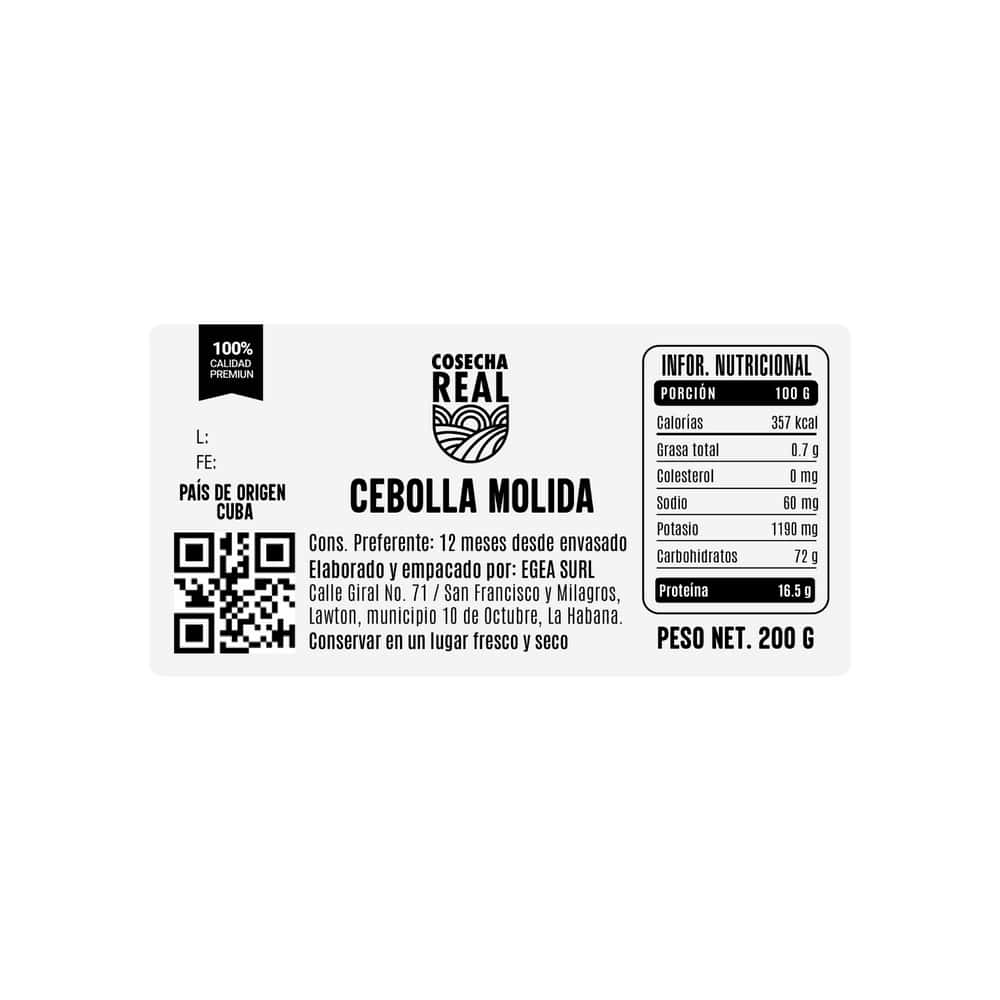 Cebolla molida Cosecha Real (200 g / 7.05 oz) - Miniatura 3