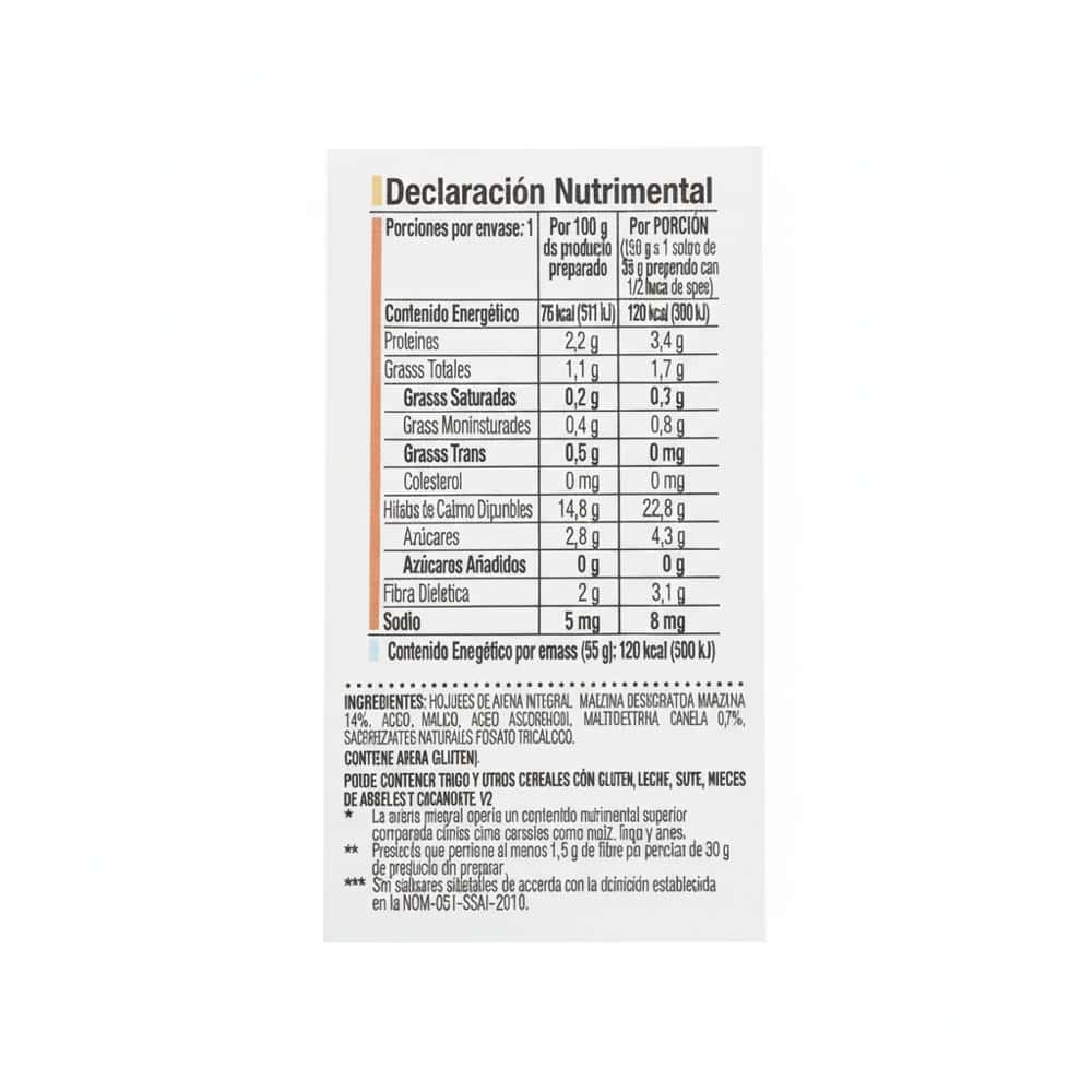 Cereal de avena integral sin azúcar sabor manzana y canela Quaker (35 g / 1.23 oz) - Miniatura 6