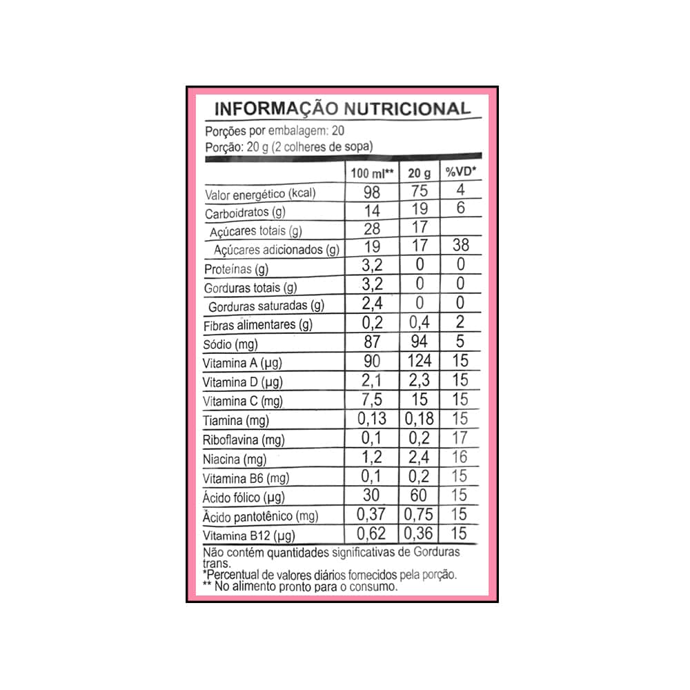 Fresa en polvo instantánea con vitaminas Apti (400 g / 14.1 oz) - Miniatura 3