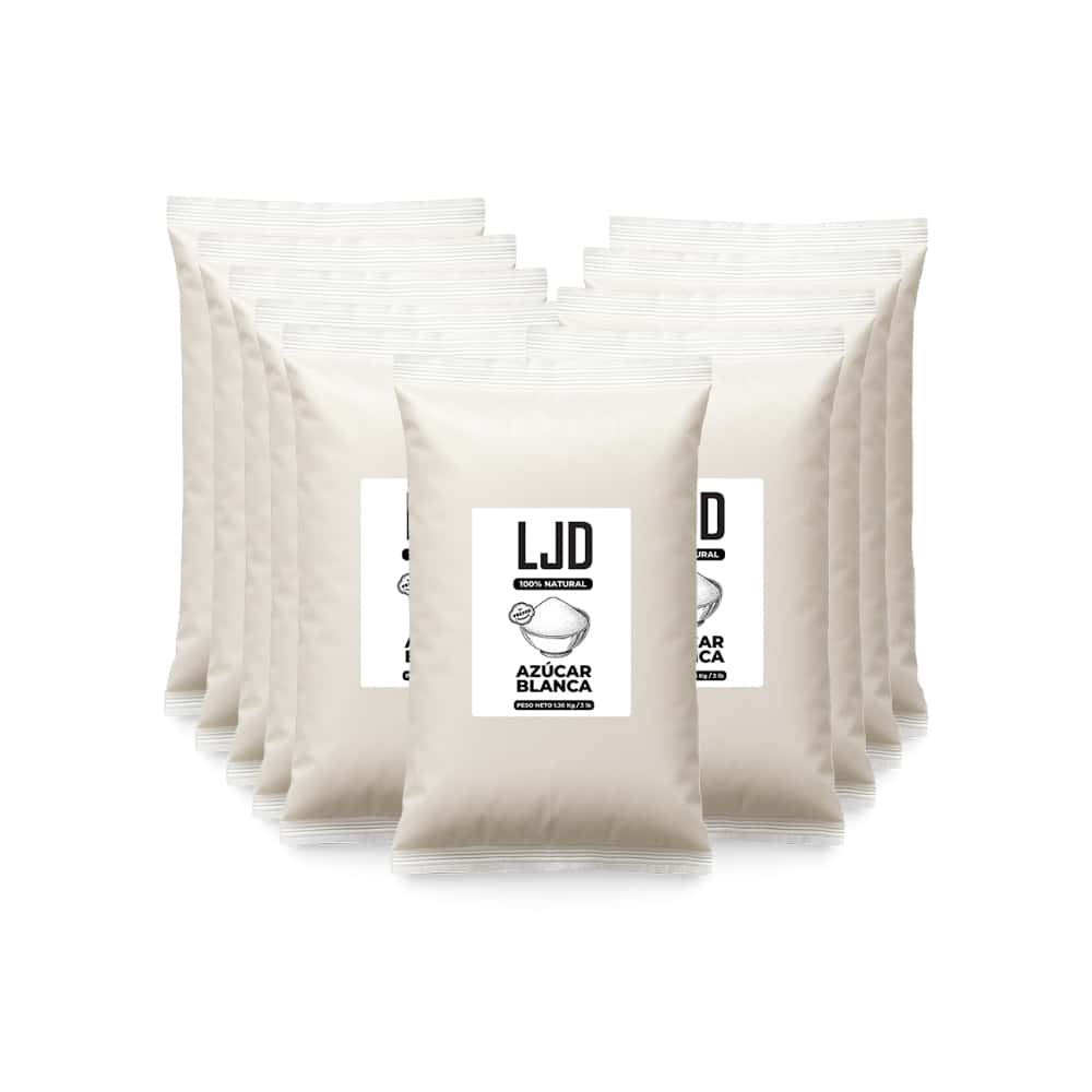Azúcar blanca LJD (10 x 1.36 kg / 3 lb) - Miniatura 1