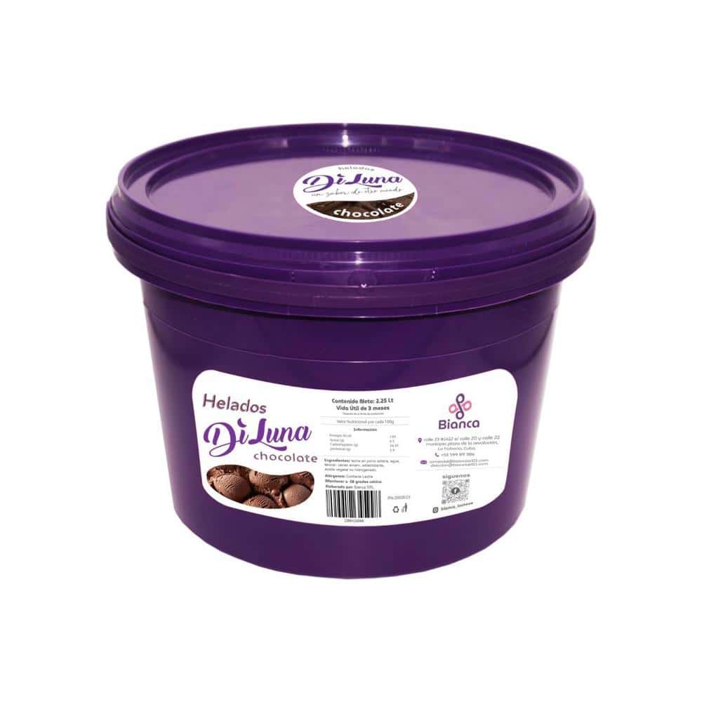 Helado sabor chocolate DiLuna (2.25 L) - Miniatura 1