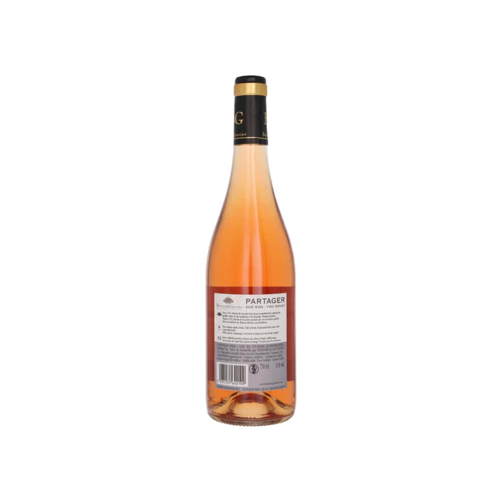 Vino rosado Partager Barton & Guestier (750 ml) - Miniatura 3