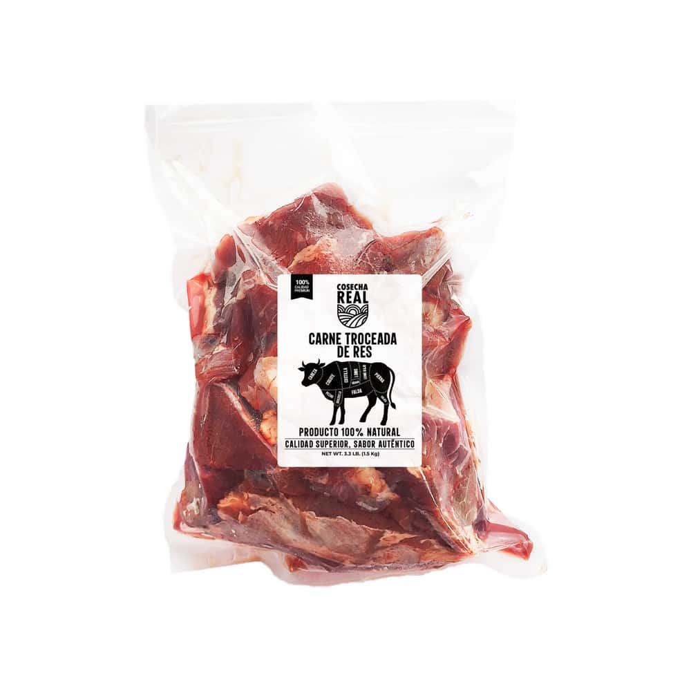 Carne troceada de res Cosecha Real (1.5 kg / 3.3 lb) - Miniatura 2