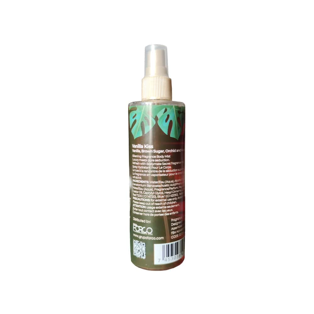Colonia corporal - perfume spray - para mujer fragancia combinada de vainilla y azúcar morena Bodymate (250 ml / 8.4 fl.oz.) - Miniatura 7