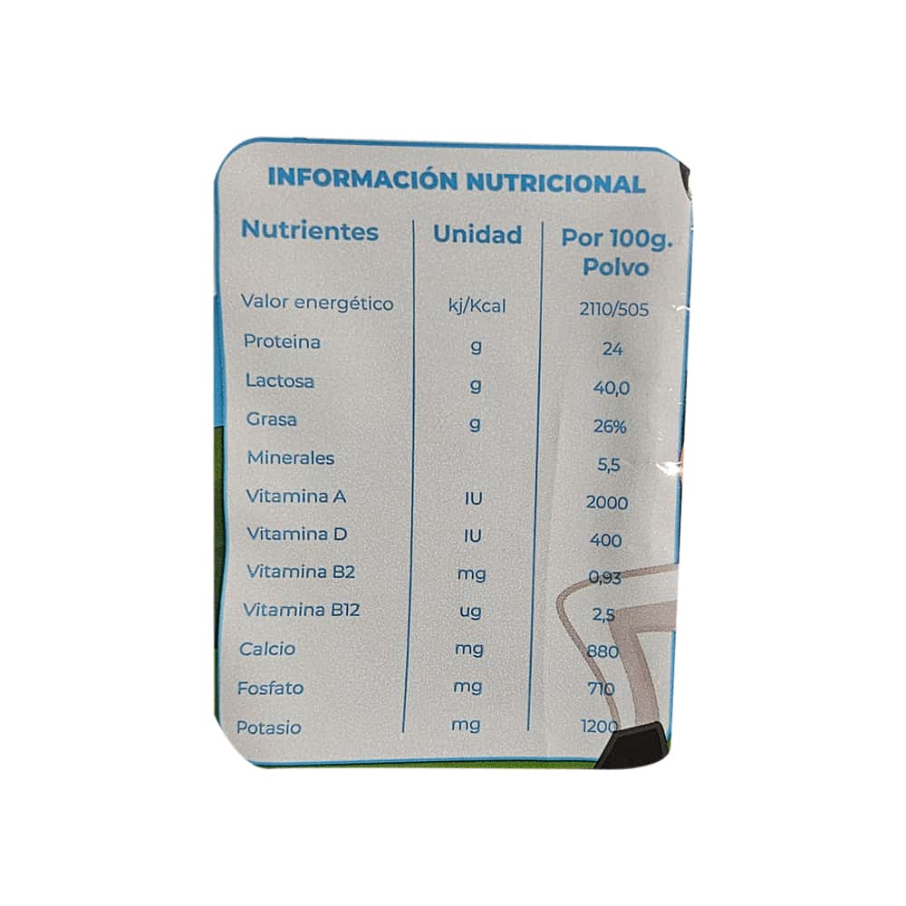 Leche entera en polvo Mumilk (1 kg / 2.2 lb) - Miniatura 4