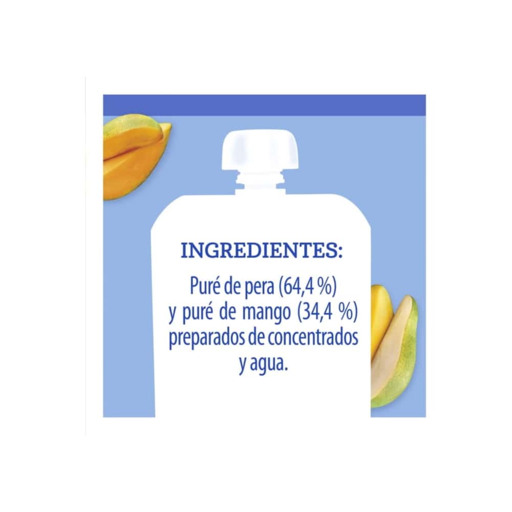 Alimento para lactantes sabor pera y mango Gerber (110 g / 3.88 oz) - Miniatura 2