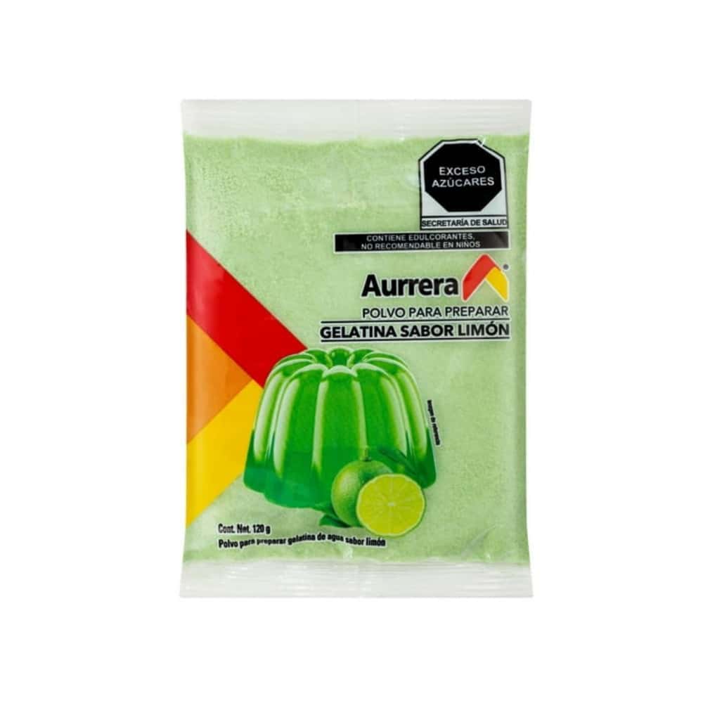 Gelatina de limón Aurrera (120 g / 4.2 oz) - Miniatura 5