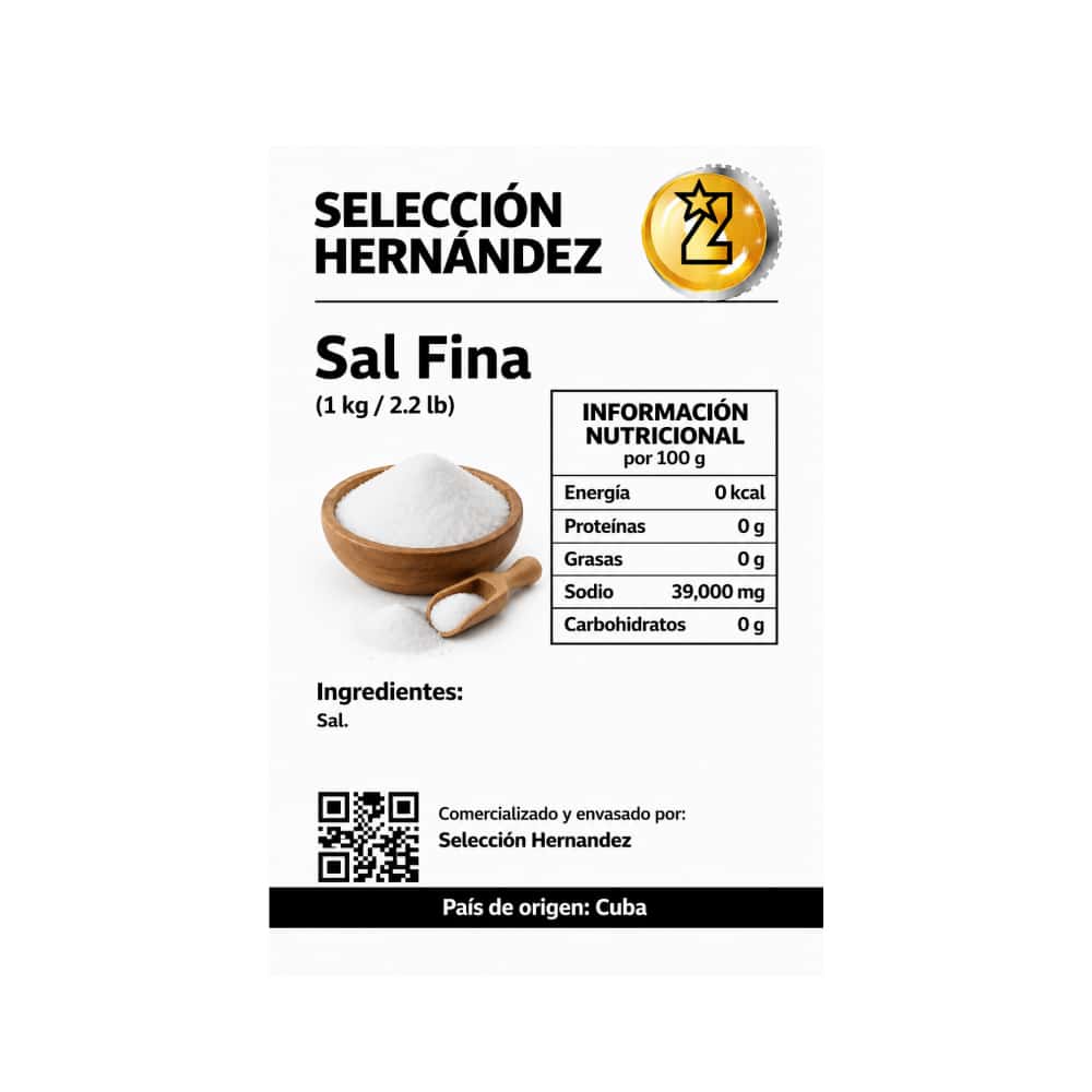 Sal fina Selección Hernández (1 kg / 2.2 lb) - Miniatura 3