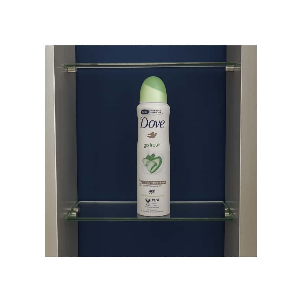 Desodorante en spray con aroma a pepino y te verde go fresh Dove (150 ml) - Miniatura 5