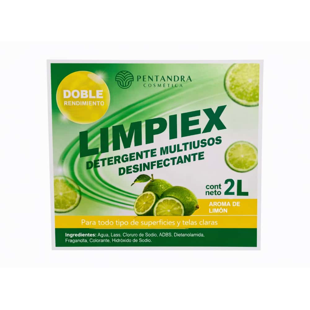 Detergente multiusos fragancia a limón Pentandra (2 L) - Miniatura 2