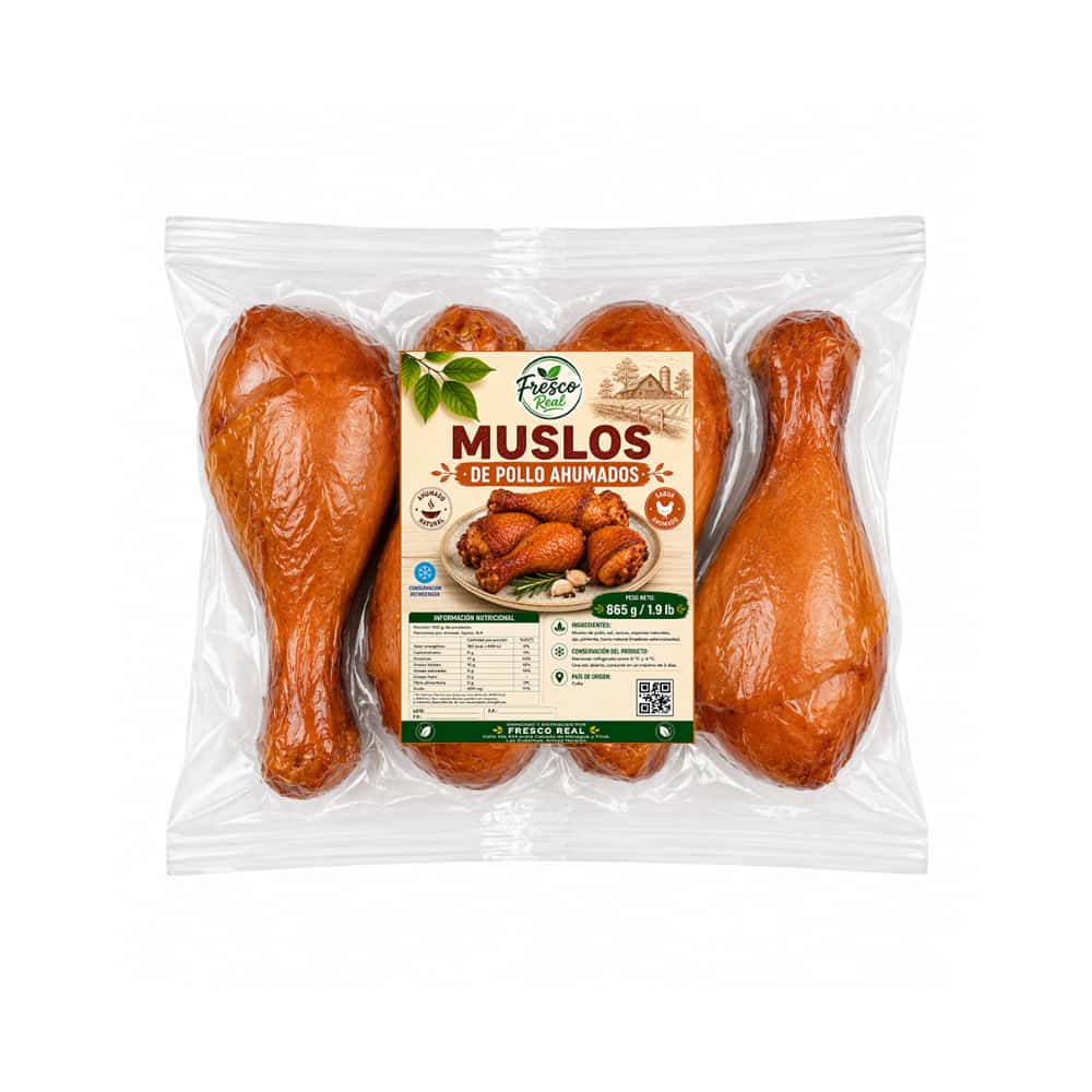 Muslos de pollo ahumados Fresco Real (865 g / 1.9 lb) - Miniatura 1