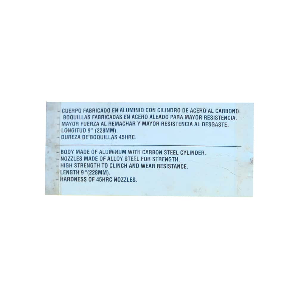 Remachadora - chirriadora - manual Security - Miniatura 9