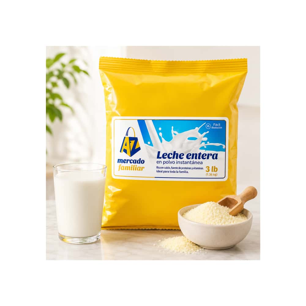 Leche entera AZ Mercado-Familiar (1.36 kg / 3 lb) - Miniatura 5