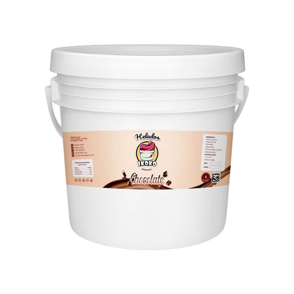 Helado sabor chocolate IKOKO (4 L) - Miniatura 1