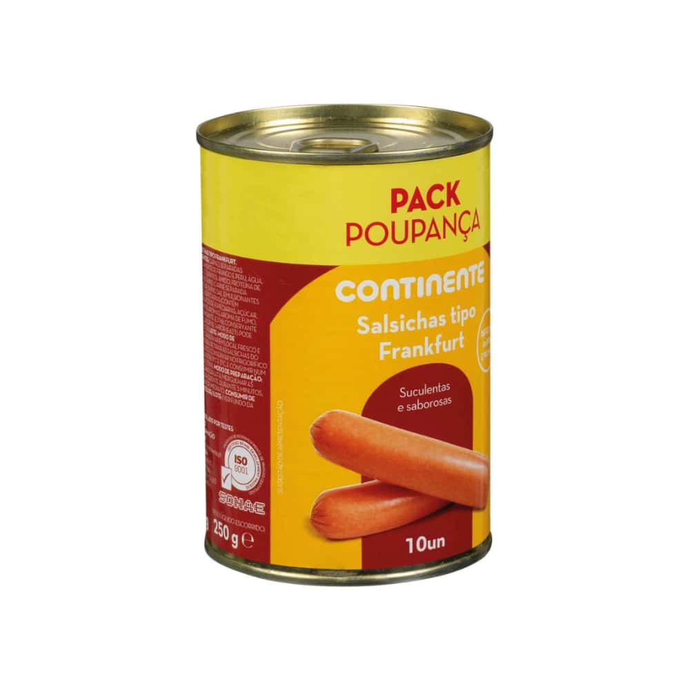Salchichas Frankfurt en Lata Continente (380 g / 13.4 oz) - Miniatura 3