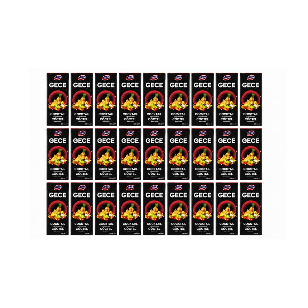 Bebida sabor cóctel Gece (27 x 200 ml) - Miniatura 1