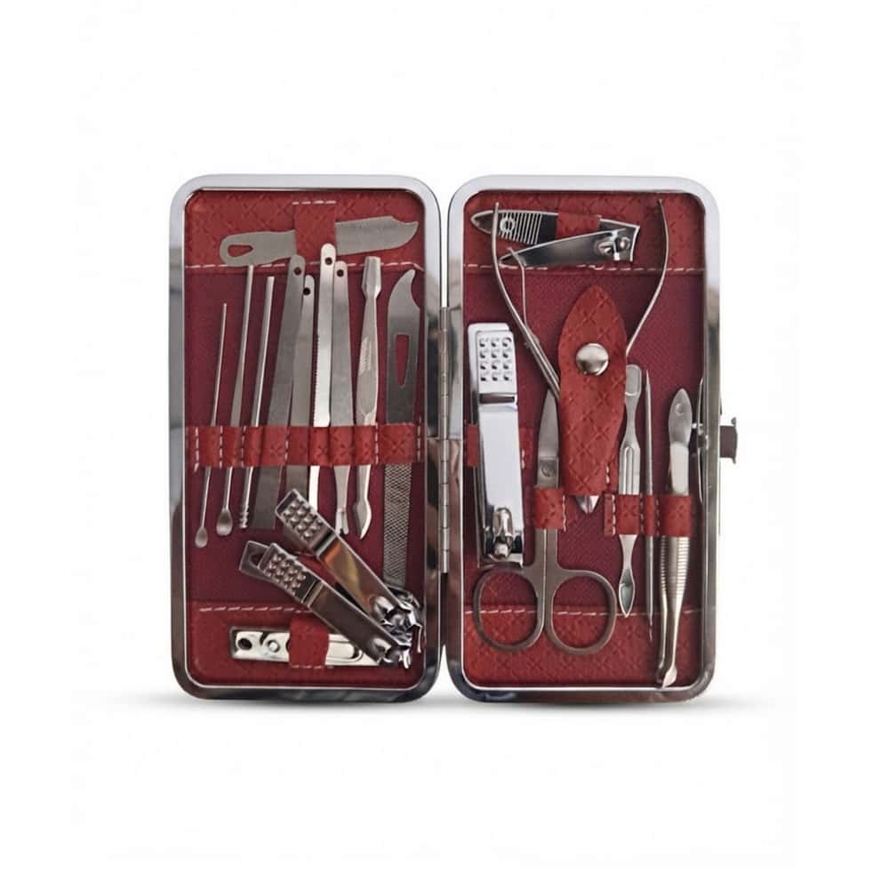 Set profesional de manicura y pedicura de 18 piezas con estuche rígido XL Soluciones - Miniatura 2