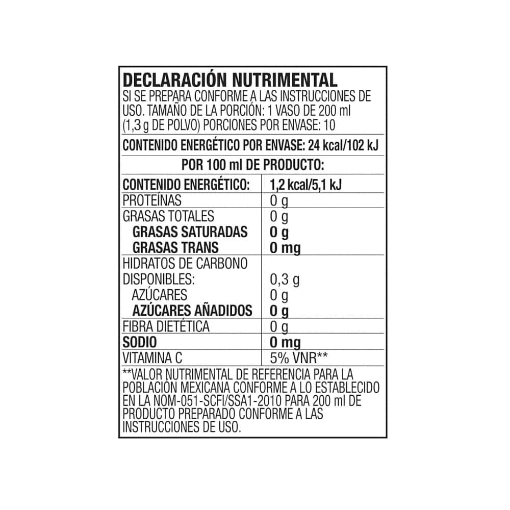 Refresco instantáneo sabor naranja Zuko (104 g / 3.67 oz) - Miniatura 3