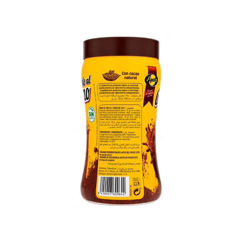 Cacao soluble en polvo Ayala (500 g / 1.1 lb) - Miniatura 2