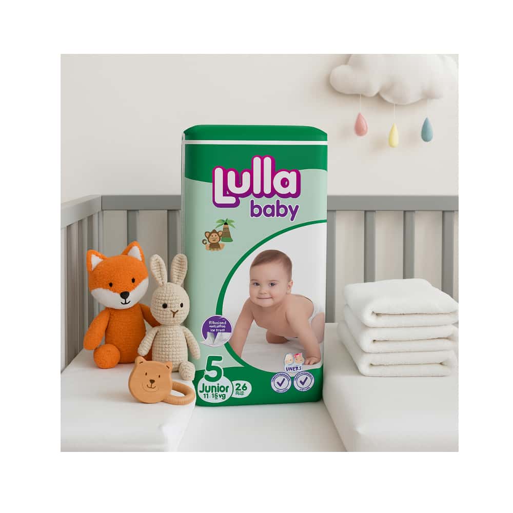 Pañales desechables para bebé etapa 5 Junior Lulla Baby (26 U) - Miniatura 6