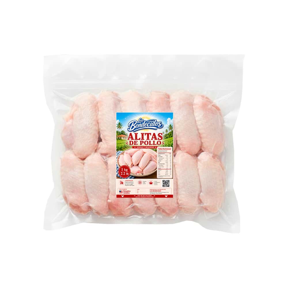 Alitas de pollo Los Bendecidos (1 kg / 2.2 lb) - Miniatura 1