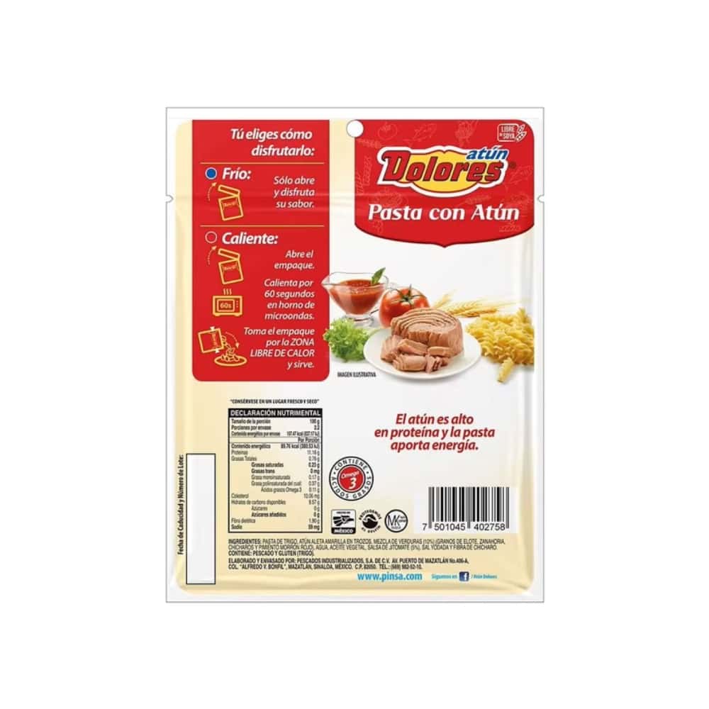 Pasta con atún Dolores (220 g / 7.76 oz) - Miniatura 2