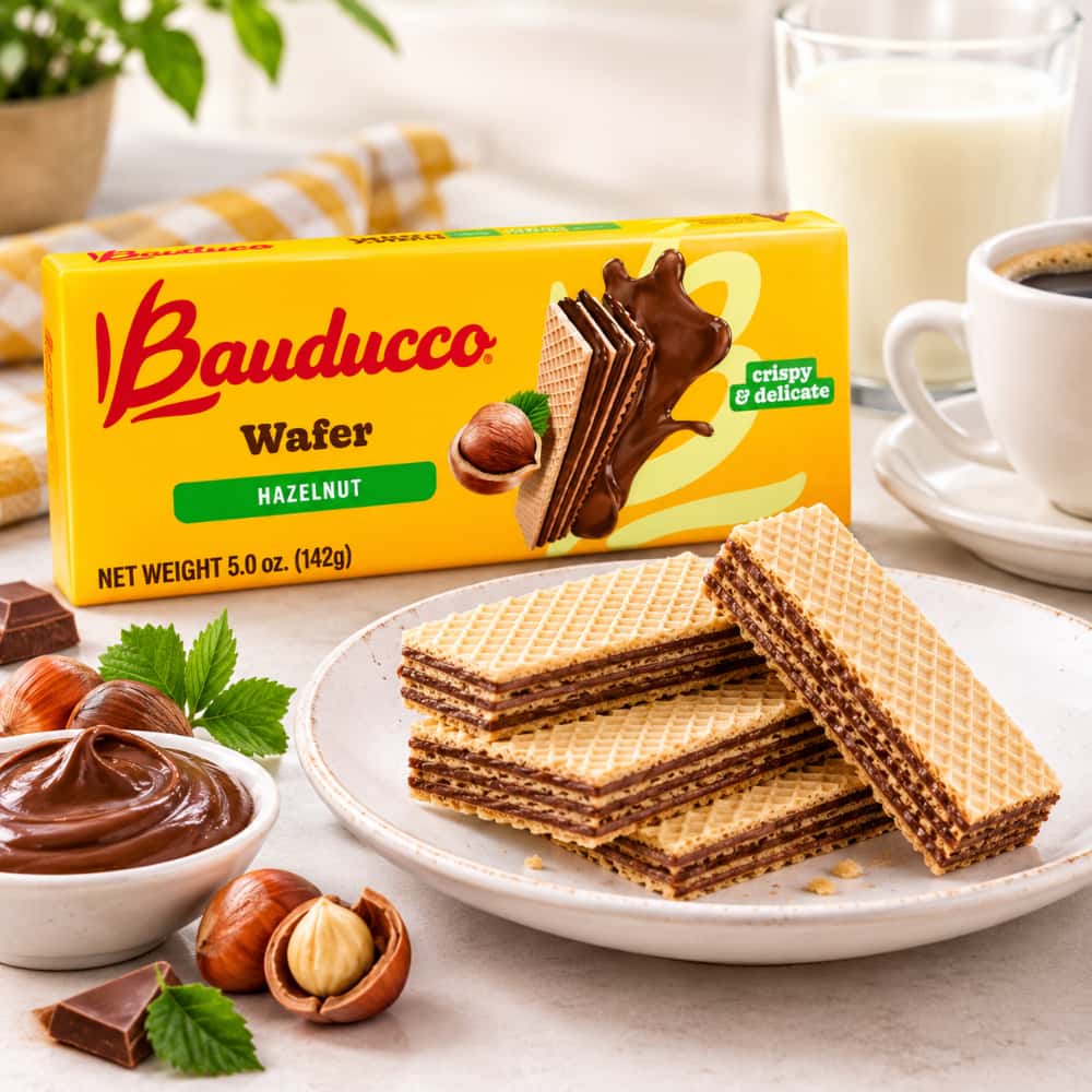 Sorbetos rellenos con crema sabor chocolate con avellanas Bauducco (142 g / 5 oz) - Miniatura 4